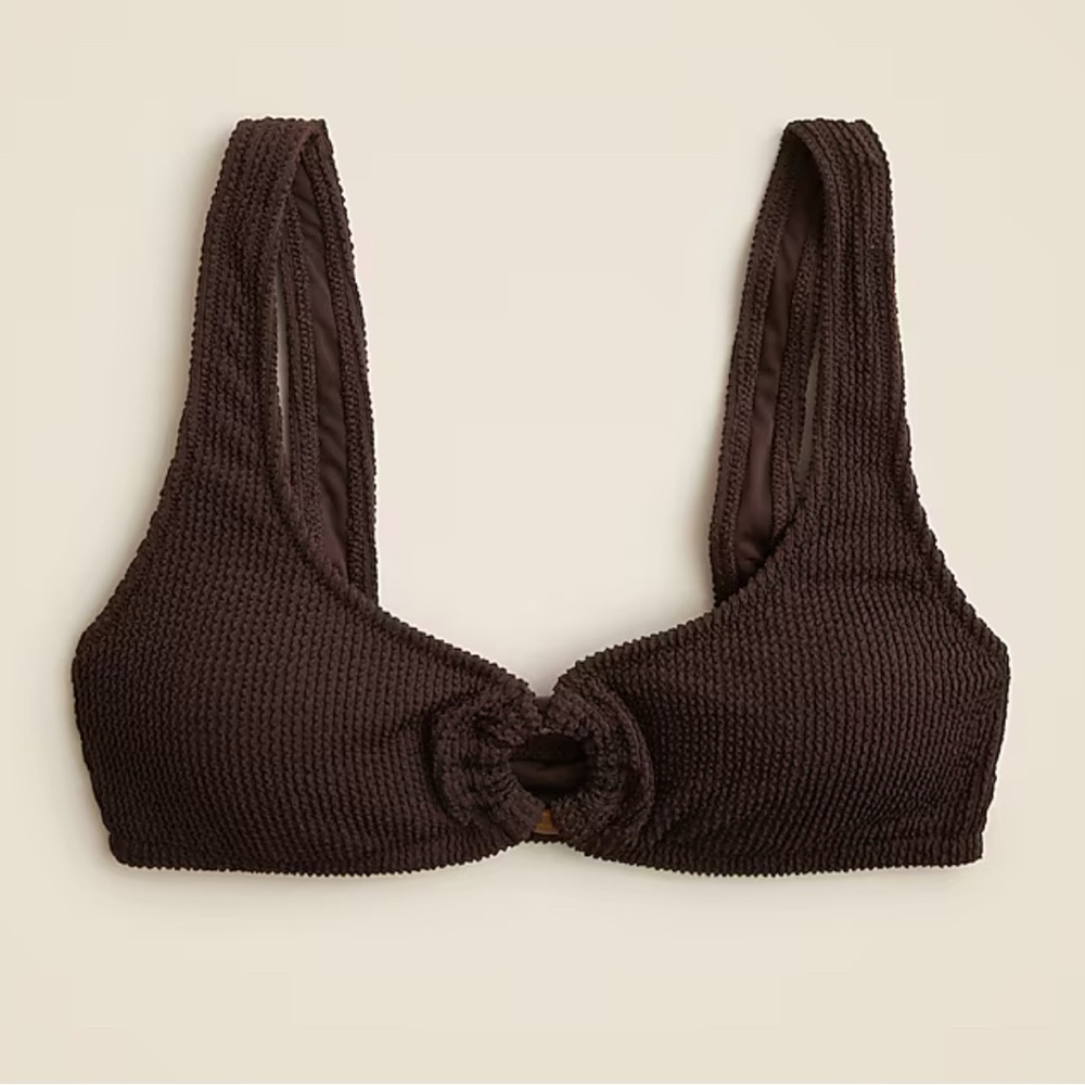 Claudia O-ring scrunchie bikini top